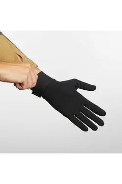 دست کش زیر پیاده روی ابریشم مشکی فورکلاز برند Decathlon کد 1676756775