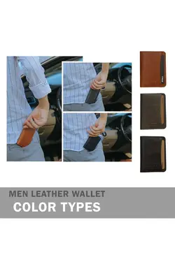 کیف پول محافظ کوچک سبز جا کارتی چرم اصل برند Flapp کد 1676731104