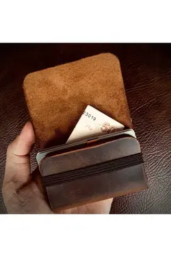 ویژه کشی داخل چیزها هدایا/هدایا دارنده کارت / شخص چرم واقعی &amp; 100% اصل دست ساز برند Mess collection کد 1676729166