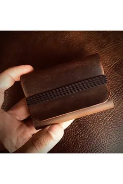 ویژه کشی داخل چیزها هدایا/هدایا دارنده کارت / شخص چرم واقعی &amp; 100% اصل دست ساز برند Mess collection کد 1676729166