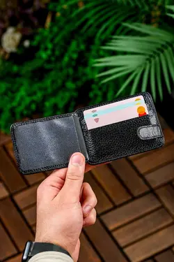 مدل cooperr جا کارتی مشکی چرم اصل برند VANİLLA COLLECTİON کد 1676727670