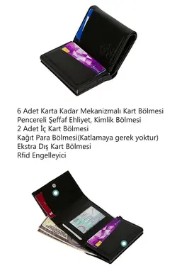 کیف پول اتوماتیک جا کارتی چرم مشکی مردانه برند Adelina Bags کد 1676729526