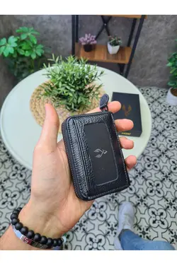 استفاده مدل 661واقعی کیف چرم مردانه زنانه جا کارتی زیپدار برند VİSSO کد 1676720537