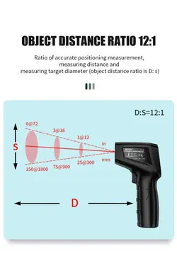 دستگاه دماسنج سنج قلاب دوزی حرارتی دیجیتالی برش لیزر دوربین فرو سرخ برند SYNOPE کد 1676693838