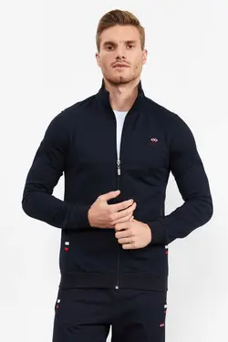 ست لباس راحتی یقه دار سرمه ای مردانه برند Tommy Life کد 1676820992