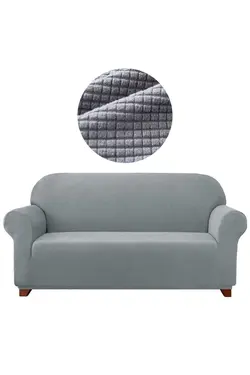 رو مبلی لایکرا طرح 3نفره نیمکت، صندلی، برند elgeyar کد 1676792169