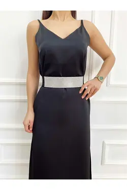 کرست کمربند دار کریستال کشی نگین برند MARQUE SOSYETHEPAZARI کد 1676958688