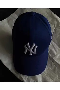 کلاه بیس بال سفید آبی تیره برند Goldmine کد 1676949990