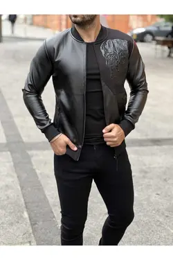 کت چرم برند rvs moda کد 1677047431
