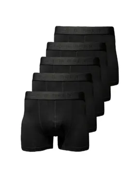 بسته لباس زیر راحت فوق العاده لایکرا مشکی مردانه برند Black Bear کد 1677017306