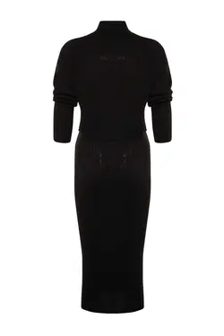 ست لباس بافتنی مشکی برند TRENDYOLMİLLA کد 1677135433