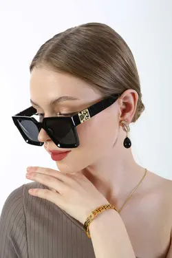 عینک مشکی طلایی برند ModaLand کد 1677650430