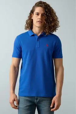 تیشرت آستین کوتاه سرمه ای مردانه برند U.S. Polo Assn. کد 1678197439
