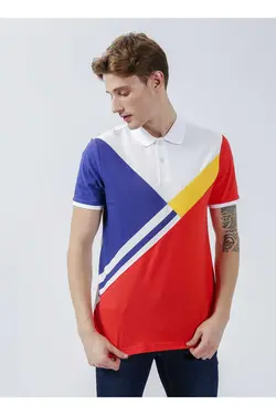 تیشرت یقه سه دکمه قرمز مردانه برند U.S. Polo Assn. کد 1678197432