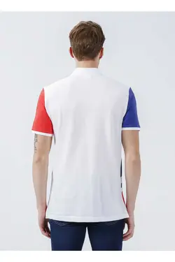 تیشرت یقه سه دکمه قرمز مردانه برند U.S. Polo Assn. کد 1678197432
