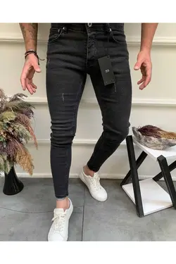 لایکرا اندامی خاکستری آنتراسیت شلوار مردانه برند No Way کد 1679033855