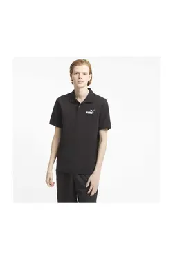 تیشرت یقه سه دکمه مشکی مردانه برند Puma کد 1679159830