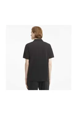 تیشرت یقه سه دکمه مشکی مردانه برند Puma کد 1679159830