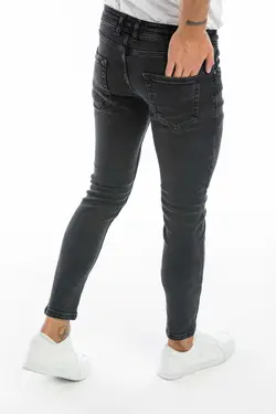 شلوار جین لایکرا اندامی خاکستری آنتراسیت تیره مردانه برند Dr Dnm Remix کد 1680356843