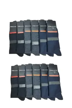 جوراب پنبه 12ست بو مردانه برند Pierre Calvini کد 1680505004