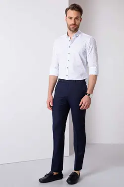 پیراهن اسلیم فیت آبی روشن برند Pierre Cardin کد 1681021830