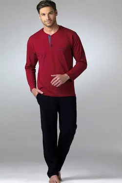 لباس راحتی پانیه زرشکی مردانه برند Pierre Cardin کد 1681021480