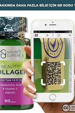 ویتامین کلاژن 60کلاسور طلقی اسیدی برند Natures Supreme کد 1681224159