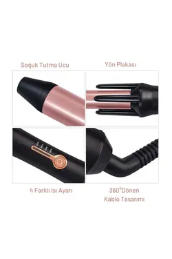 حالت دهنده مطالعه سر/مو 2اتوماتیک صورتی ترکیه (یویی برند Yui کد 1681899546