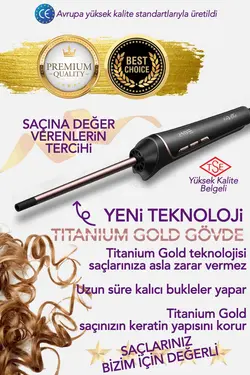 دستگاه سر/مو تیتانیوم 100 روکش طلایی آفریقایی برند Favem کد 1681899184