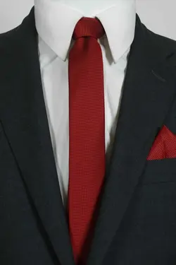 کراوات ست دستمال قرمز 5.5cm برند Kravatistan کد 1682304009