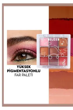 پالت سایه چشم صدف دار مات play 3 برند MUJGAN کد 1682695214