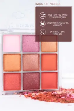 پالت سایه چشم صدف دار مات play 3 برند MUJGAN کد 1682695214