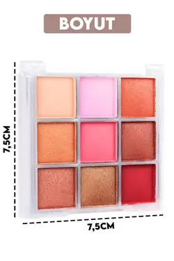 پالت سایه چشم صدف دار مات play 3 برند MUJGAN کد 1682695214