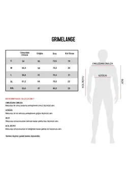 تیشرت گشاد طوسی برند GRIMELANGE کد 1682745449