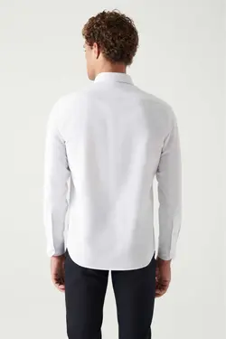 پیراهن سفید مردانه برند Avva کد 1682745415
