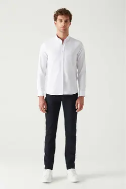 پیراهن سفید مردانه برند Avva کد 1682745415