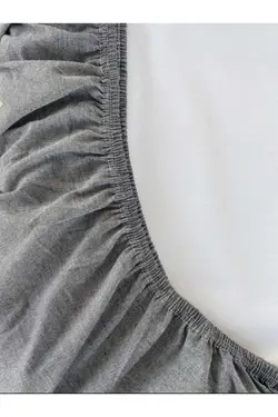 ملحفه ست تک نفره رنگ کشی خاکستری آنتراسیت شخصیت بزرگ فرد-زوج بالش پنبه ای برند Ricco Lifes کد 1682868337