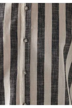 پیراهن برش متناسب راه‎راه / مشکی برند Mavi کد 1682933793