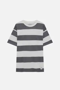 تیشرت راه‎راه آستین کوتاه برند Pull &amp; Bear کد 1683125225