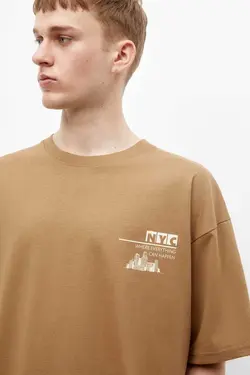 تیشرت آستین کوتاه nyc برند Pull &amp; Bear کد 1683125230