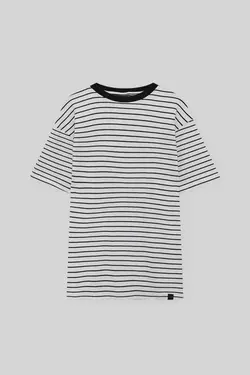 تیشرت آستین کوتاه راه‎راه برند Pull &amp; Bear کد 1683125219