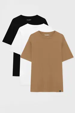 تیشرت پنبه ای برند Pull &amp; Bear کد 1683125198