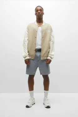 کت کالج بامبر مردانه برند Pull &amp; Bear کد 1683382419