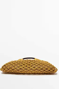 کوچک بافتنی استوانه کیف برند Massimo Dutti کد 1683628825