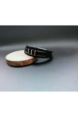 دستبند بافتنی کادو اصل چرم مردانه برند favoristore کد 1683785660