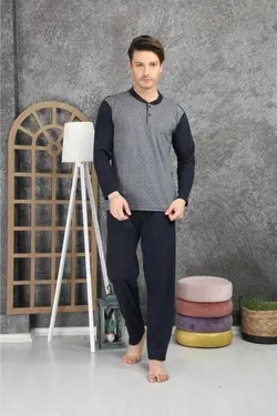 لباس راحتی جاکاردار 100پنبه ای مردانه برند Rimoli کد 1683970707