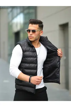 جلیقه پفدار مشکی برند TREND YAŞAR کد 1683887520