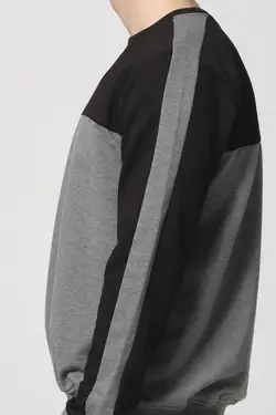 ست لباس راحتی ساده طرح‎دار مشکی مردانه برند Giymoda کد 1683887440