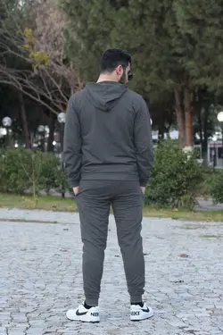 ست لباس راحتی جیب دار کلاهدار پنبه ای مردانه برند han elegant کد 1683887391