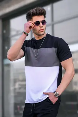 رنگ تیشرت مشکی مردانه برند Madmext کد 1683887300